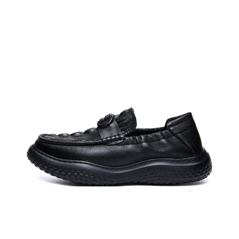 SHERIDan British Style Loafers Men's Black-0