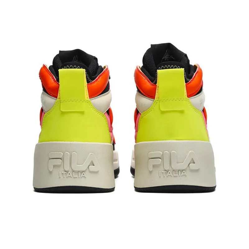 FILA Salto Fx Skate Shoes 'White Orange Black' Women's-4