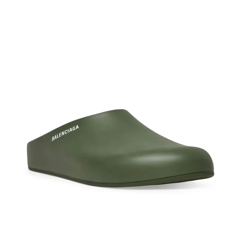 Balenciaga Pool Closed Slide 'Dark Green'-2