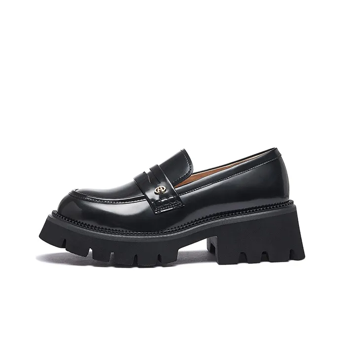 CAMEL Loafers Women's Black/Brown-0