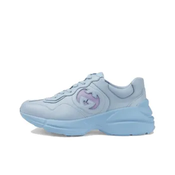 GUCCI Low Top Casual Shoes Women's Light Blue