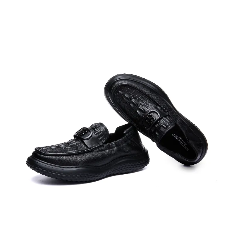 SHERIDan British Style Loafers Men's Black-3