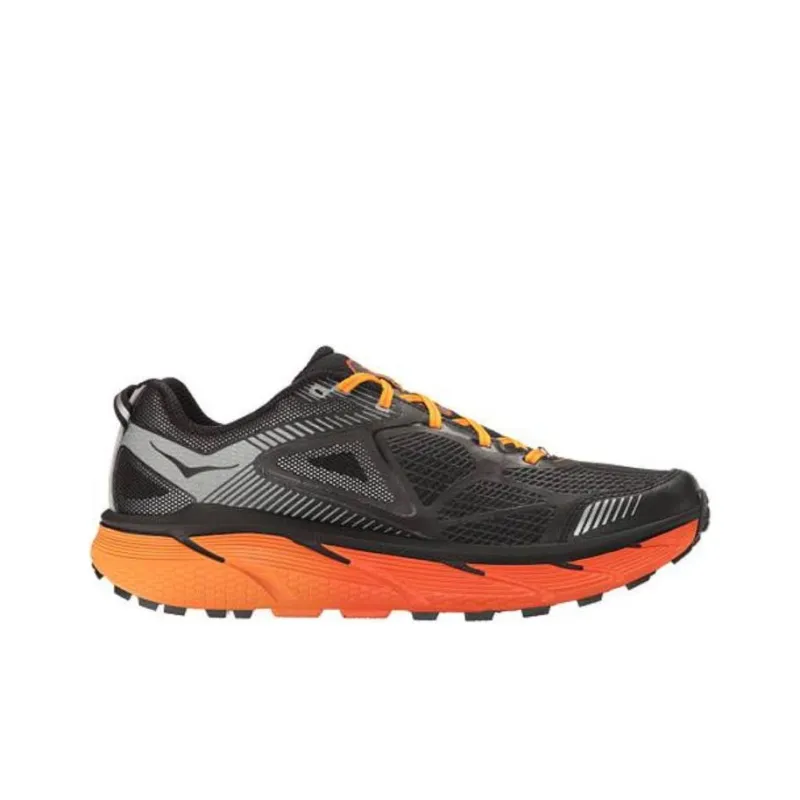 HOKA ONE ONE Cushioning, Slip Resistant, And Abrasion Resistant Low Top Running Shoes Unisex Black-1