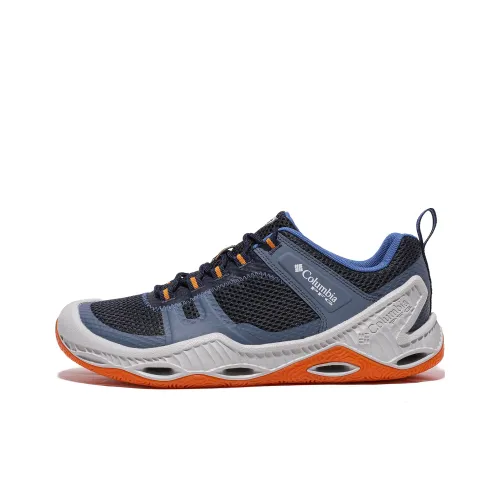 Columbia Cushioned Slip Resistant Breathable Outdoor Shoes Men's Navy Blue