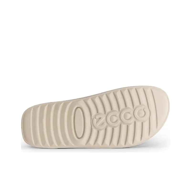 Ecco Slide Slippers Women's Lime Gray-3