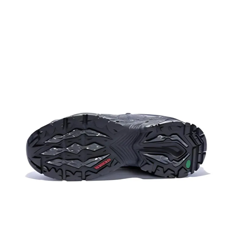 TOREAD Slip Resistant Abrasion Resistant Shock Absorbers Low Top Outdoor Shoes Black Green-4