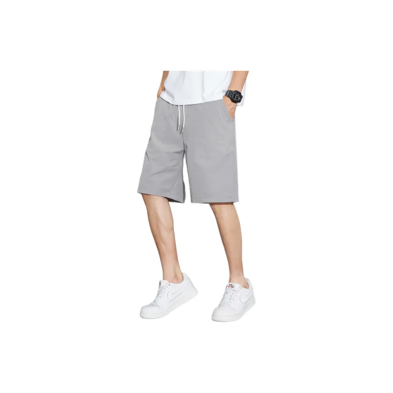 Tonlion Casual Shorts Men's Light Gray-2