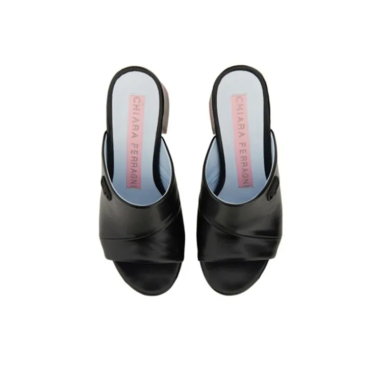 CHIARA FERRAGNI Slide Slippers Women's Black-1