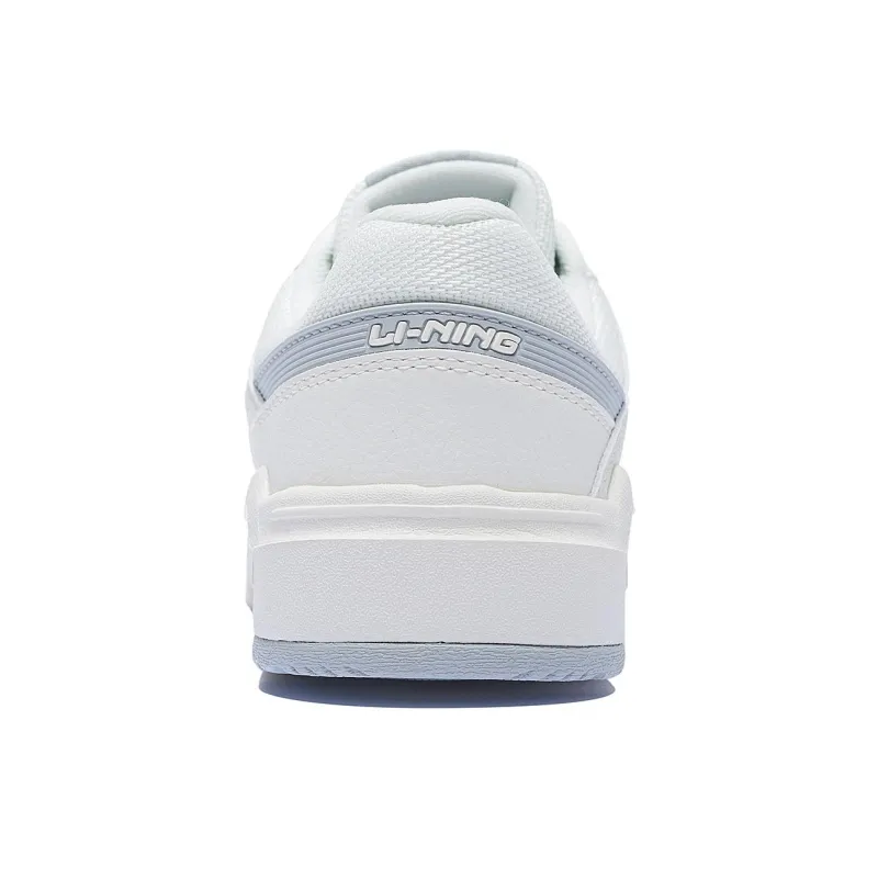 LiNing ACE V2 Durable Breathable Low Top Skateboard Shoes Women's White Gray-4