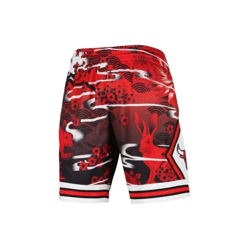 Mitchell Ness X NBA Chicago Bulls Casual Shorts Men Red