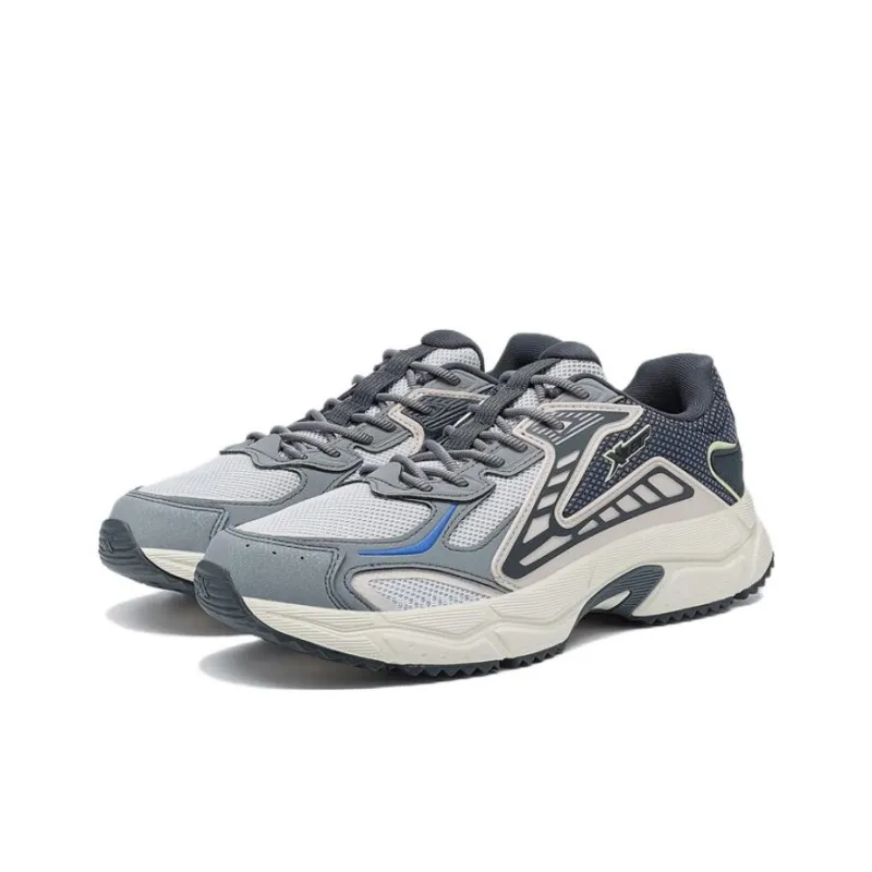 XTEP Cushioning Anti Slip And Wear Resistant Low Top Running Shoes Men's Moonlight Gray-2