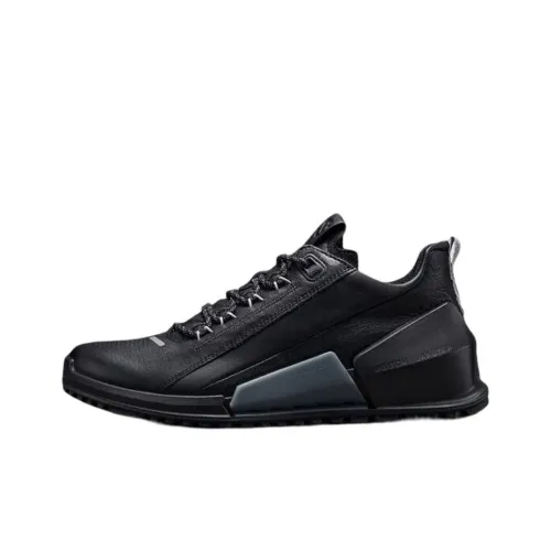 Ecco Cushioning Low-Top Casual Athletic Shoes Men's Black