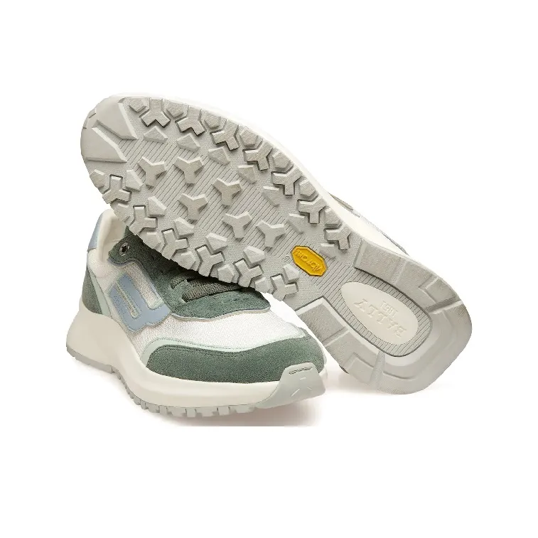 BALLY Demmy T Low Top Sports Casual Shoes Men's White Green-4