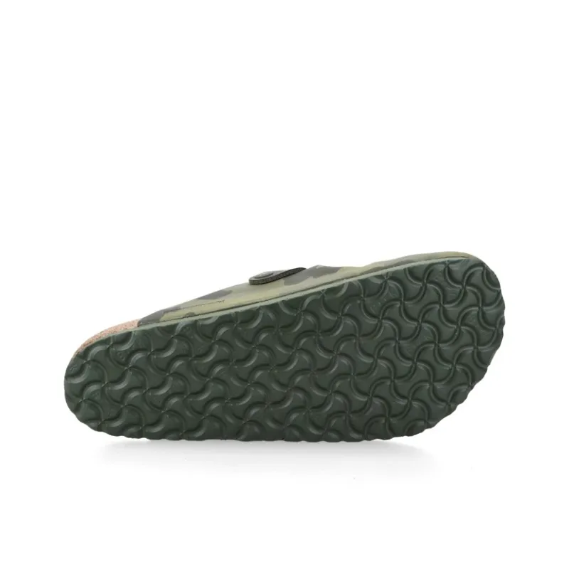 Birkenstock Boston Birko Flor Desert Soil Camo Green-3