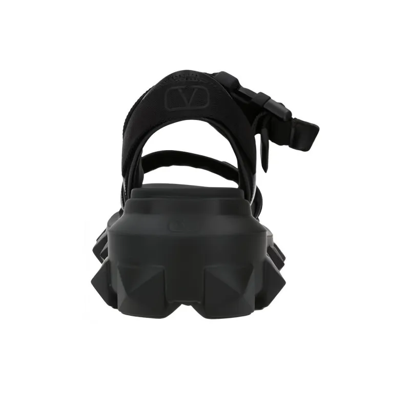 Valentino Beach Sandals Women's Black-4