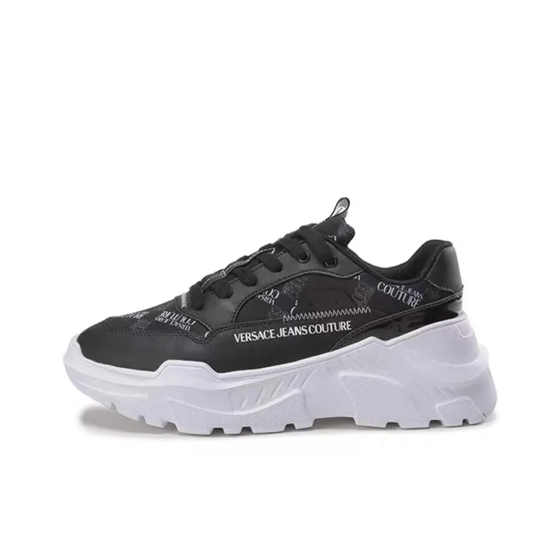 VERSACE JEANS Couture Versace Low Top Sports Casual Shoes Men's Black-0