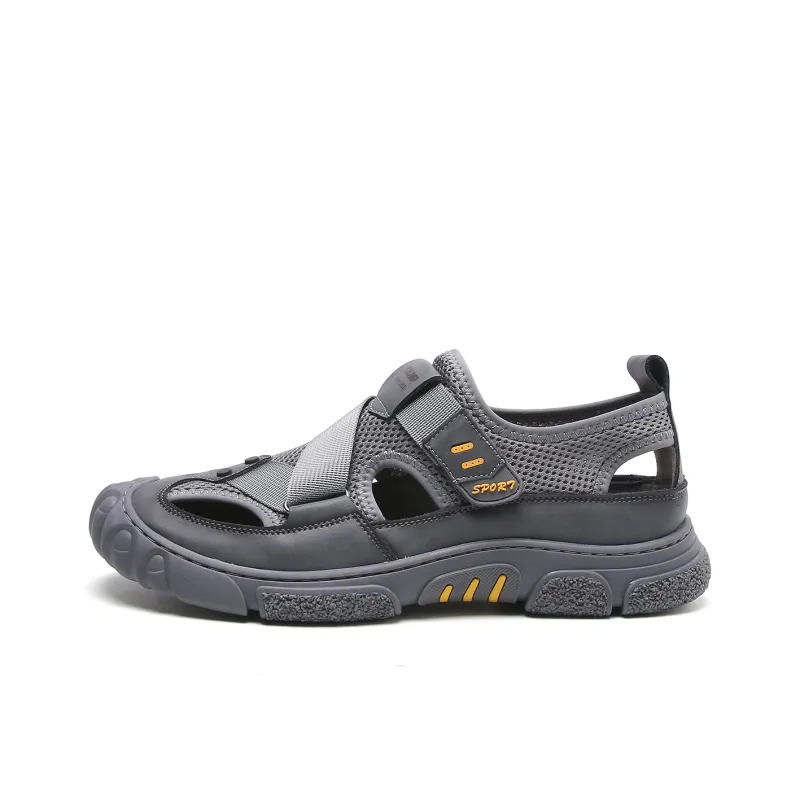 TRUMPPIPE Stylish Sandals Men's Gray-0