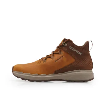 CAT Stratify WP SS23 Abrasion Resistant Mid Top Outdoor Shoes Men's Brown