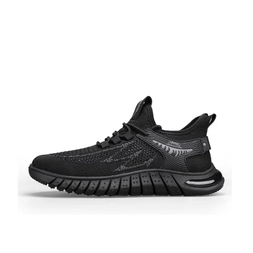 Jeep Running Shoes Men Low-Top Black