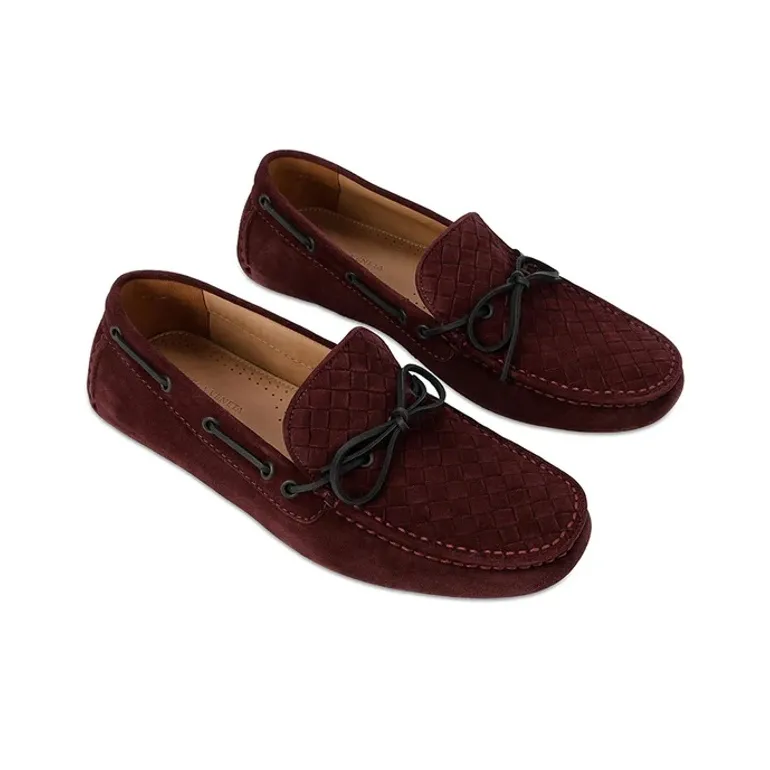Bottega Veneta Casual Shoes Men's Burgundy-1