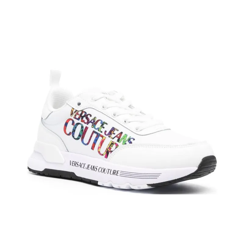 VERSACE JEANS Couture Low Top Casual Shoes Women's White-2