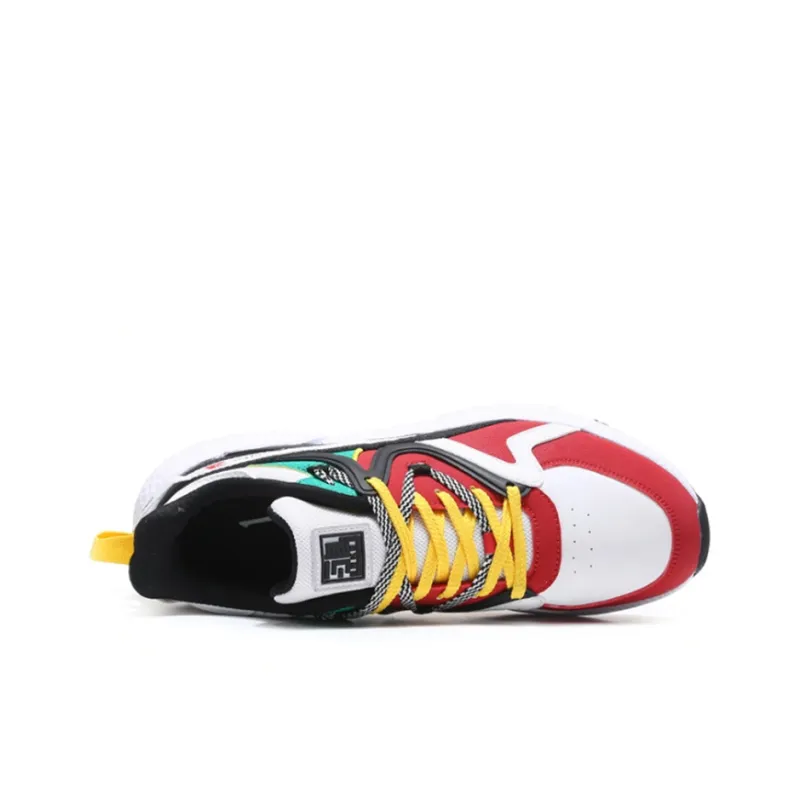 Erke Running Shoes Men Low-Top Red/Dawn Green-2