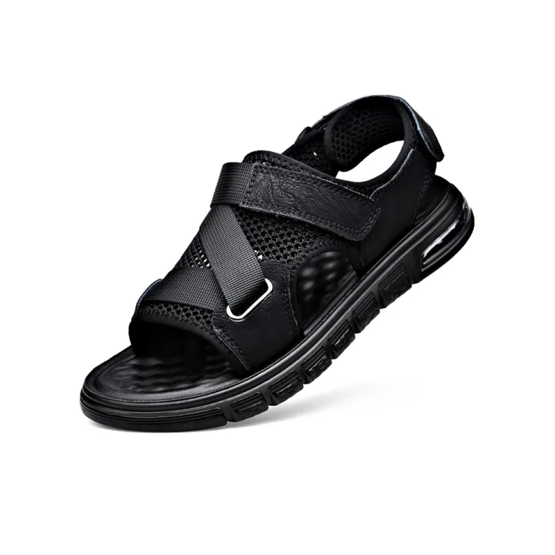 Cachiotti Beach Sandals Men's Black-1
