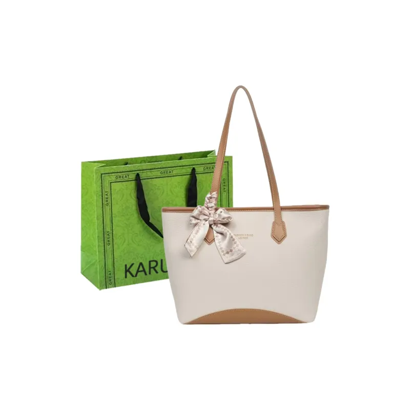 KARUISHA PU Handbag, Shoulder Bag Regular Women's Black/Khaki/Ecru/Coffee-12