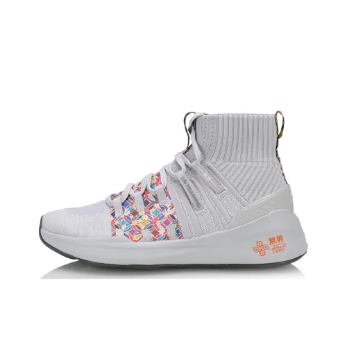 LINING Training Shoes Women's High-Top Gray