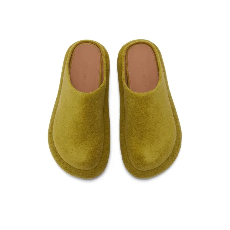 JW Anderson Rubber Sole Quiet Closed Toe Slippers Women's Tawny-4