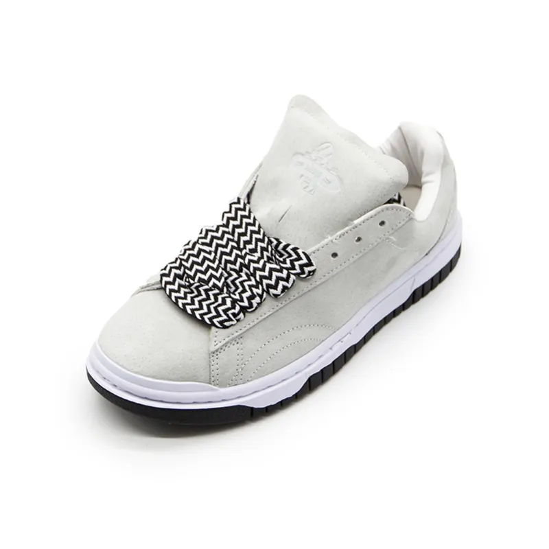 Shionpo Low Top Skateboard Shoes Unisex Gray-3