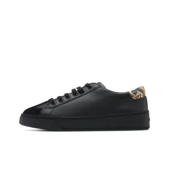 BALLY Python print Leather Sneakers