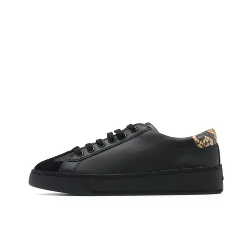 BALLY Python-print Leather Sneakers