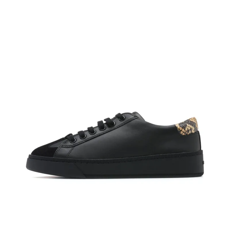 BALLY Python print Leather Sneakers-0