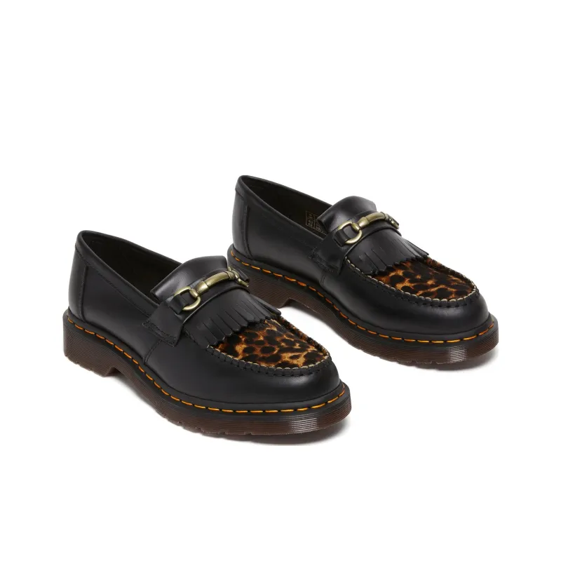 Dr. Martens Adrian Snaffle Hair On Loafer Micro Leopard-1