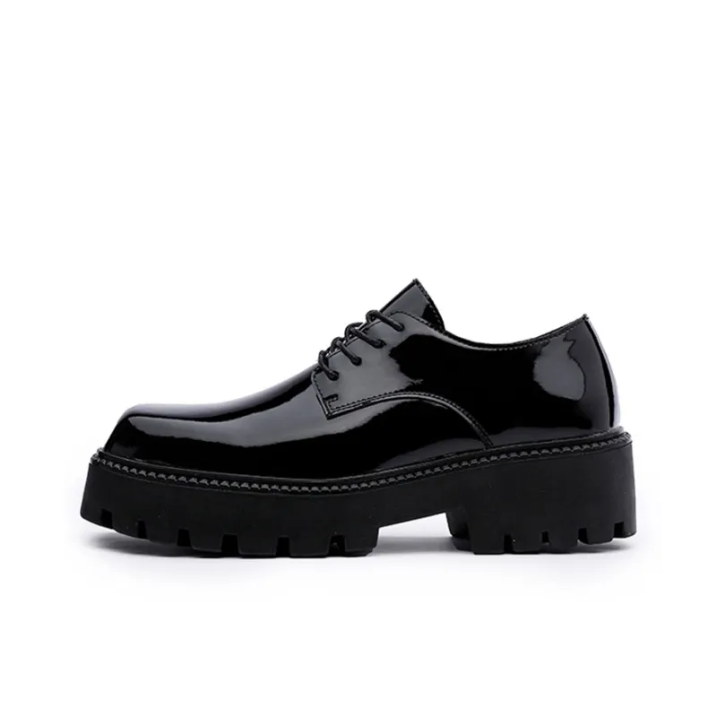 YEDANI Men's Casual Shoes Men Low Top Black/Green-0