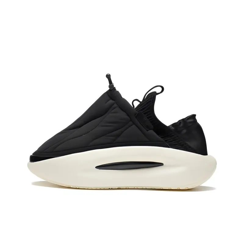 LiNing Cloud Travel Fluffy Cushioning Wear Resistant Lightweight Rebound Low Top Sports Casual Shoes Men's Black-0