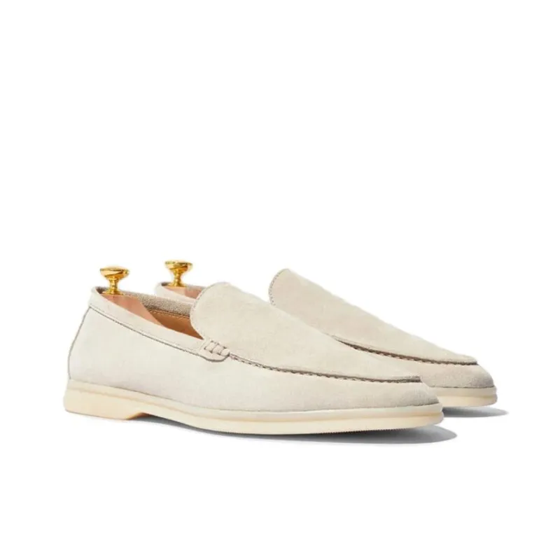 SCAROSSO Ludovico Round Toe Slip On Loafers-2