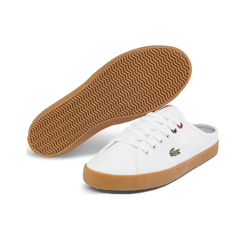 LACOSTE Wrap-toe Slippers Women's White-2