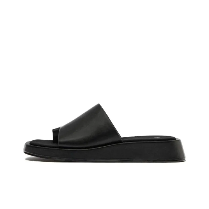 ZARA Quiet Slide Slippers Women's Black-0
