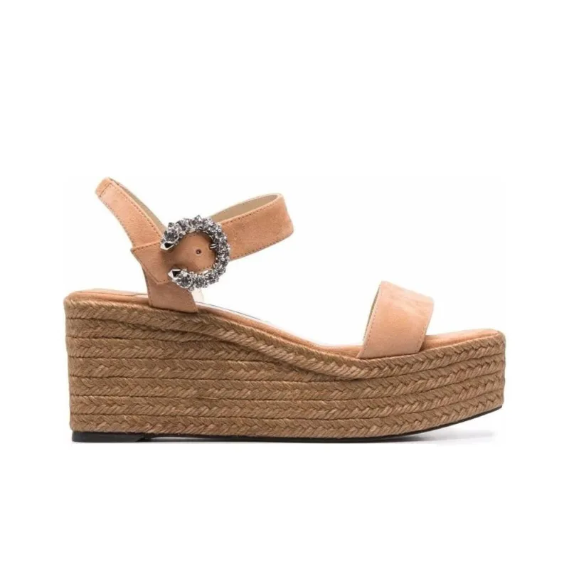 Jimmy Choo Mirabelle Strap Sandals Women's Light Brown-1