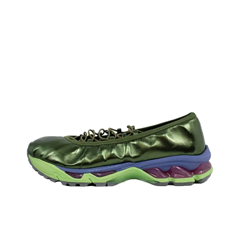 KIKO KOSTADINOV x Asics BALLET HYBRID Cushioning Lightweight Low-Top Sports Casual Shoes Women's Metal Moss-0