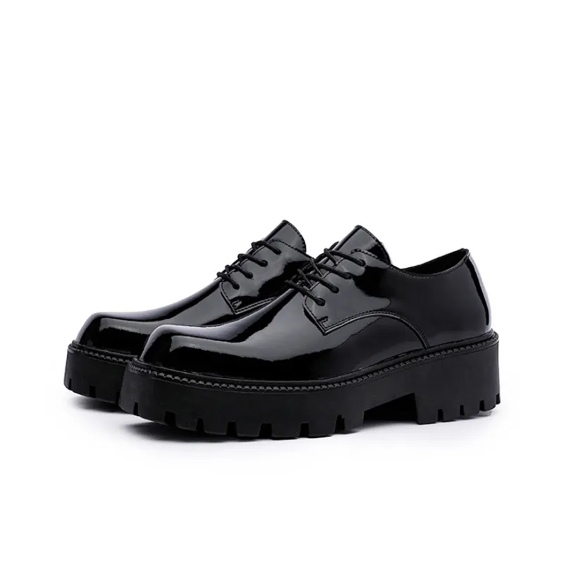 YEDANI Men's Casual Shoes Men Low Top Black/Green-2