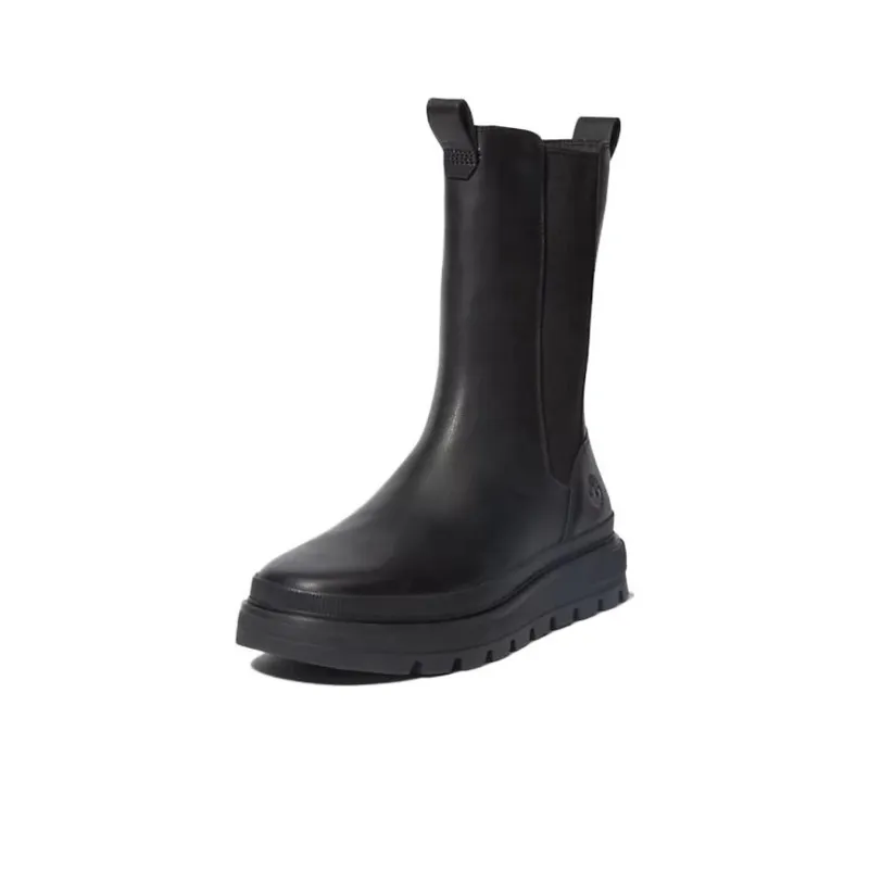 Timberland Ray City Greenstride Combat Crew Chelsea Boots Women's Black-2