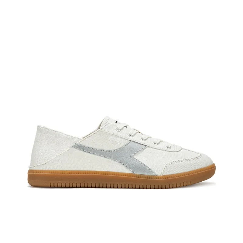 Diadora Anti Slip Wear Resistant Low Top Skateboard Shoes Unisex Ecru-1