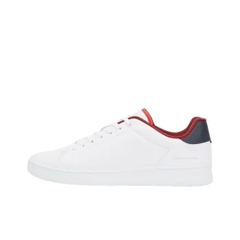 Tommy Hilfiger Stylish Skateboarding Shoes Men's White Red