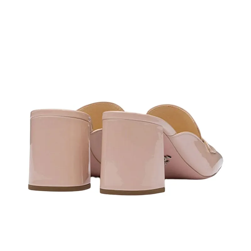 PRADA Odor-Resistant Wrap-toe Slippers Women's Pink-4
