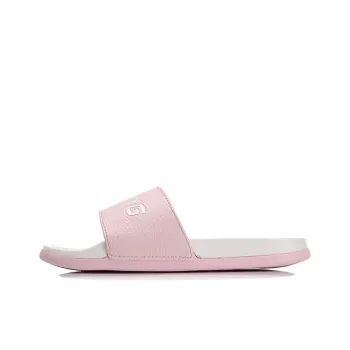 LiNing Slide Slippers Women's Pink White