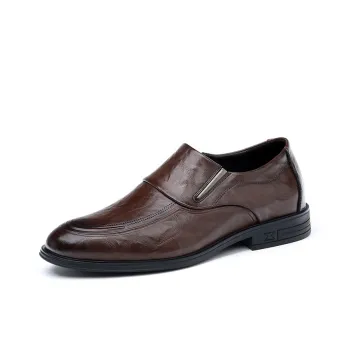 PAMATE Dress Shoes Men Low Top Brown/Black
