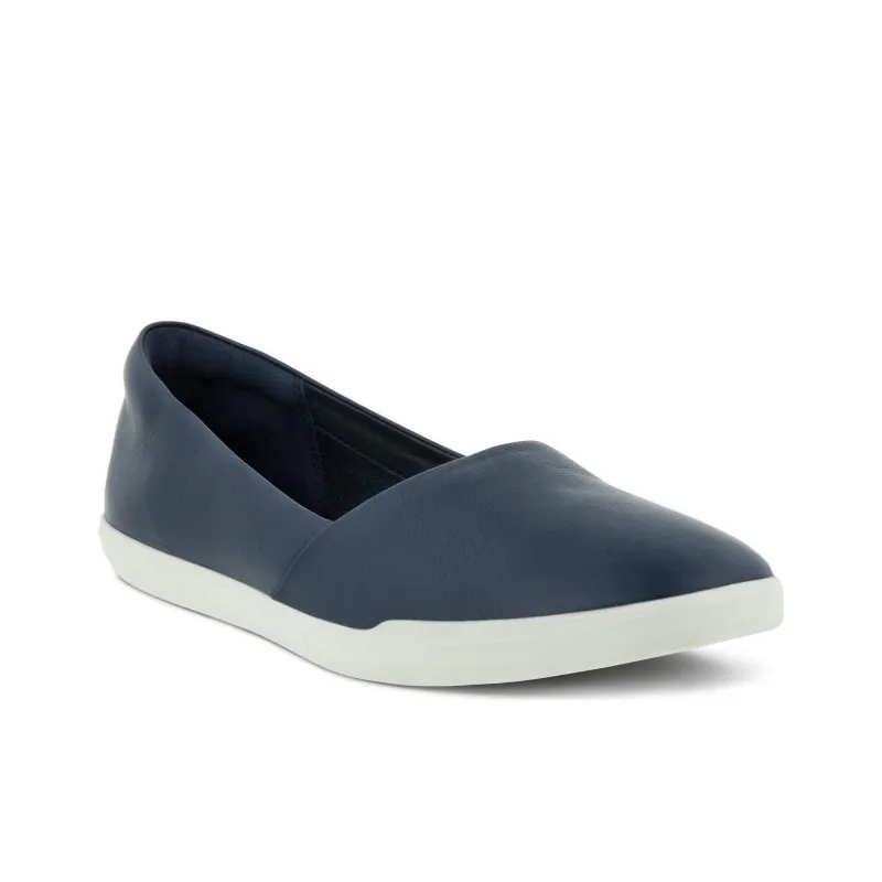 Ecco Flat Shoes Women's Dark Blue-2